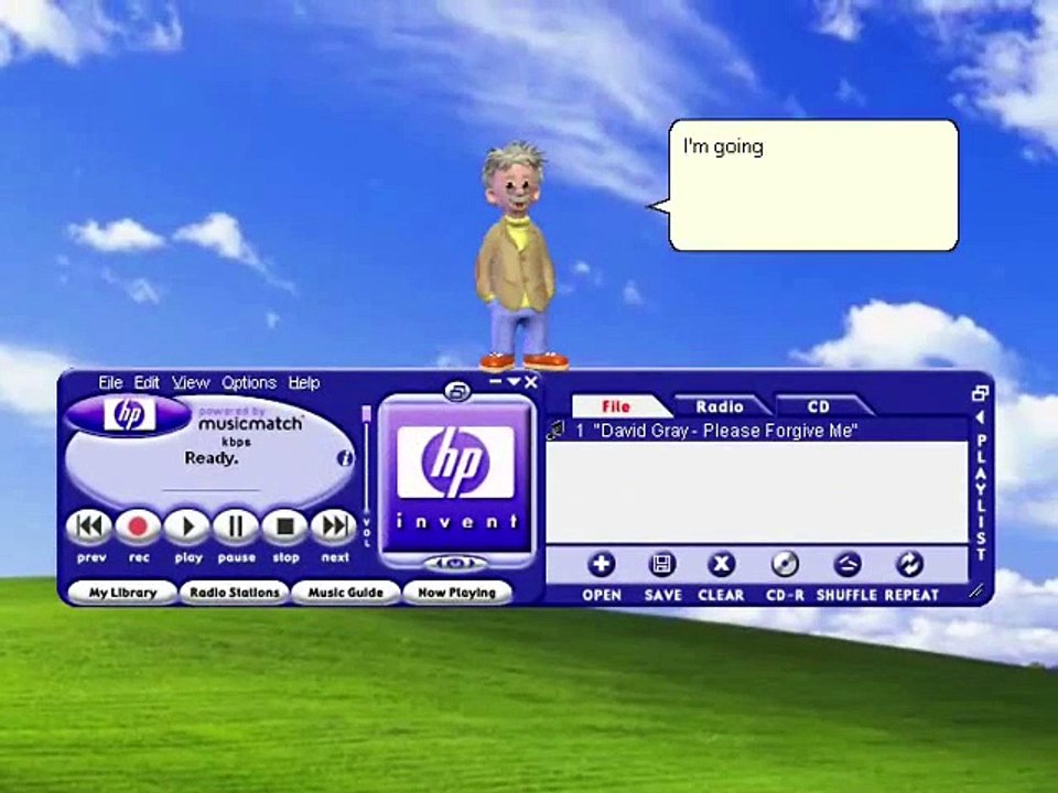 The Adventures of Victor Episode 3: Victor listens to a song in MusicMatch Jukebox (original version)