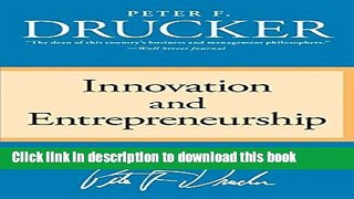 [Popular] Innovation and Entrepreneurship Hardcover Free