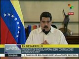 Maduro: Barril de petróleo a 70 dólares, una meta necesaria