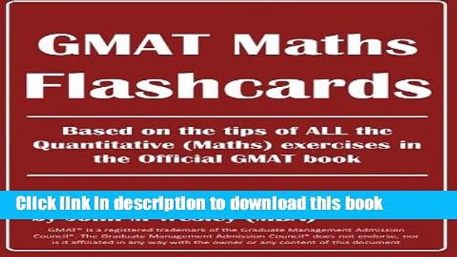 [Download] GMAT Maths Flashcards: All Math tips formulas you need for GMAT! Kindle Free