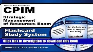 [Download] Flashcard Study System for the CPIM Strategic Management of Resources Exam: CPIM Test