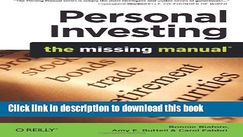 [Popular] Personal Investing: The Missing Manual Kindle Online