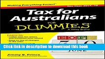 [Popular] Tax for Australians For Dummies (For Dummies (Business   Personal Finance)) Kindle
