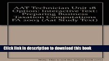 [Popular] AAT Technician Unit 18 Option: Interactive Text: Preparing Business Taxation