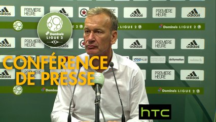 Conférence de presse Red Star  FC - Stade Brestois 29 (0-3) : Rui ALMEIDA (RED) - Jean-Marc FURLAN (BREST) - 2016/2017
