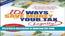 [Popular] 101 Ways to Save Money on Your Tax -- Legally! Hardcover Free