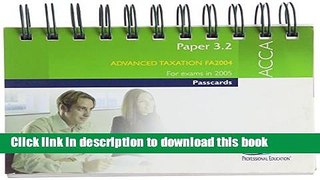 [Popular] ACCA Paper 3.2 Advanced Taxation FA 2004 2005: Passcards Paperback Collection