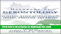 [Popular] Handbook of Gerontology: Evidence-Based Approaches to Theory, Practice, and Policy