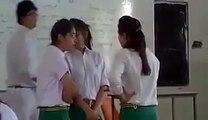Pakistani Students Slap each other in Class Room