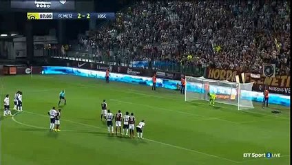 Yann Jouffre Penalty Goal HD - Metz 3-2 Lille 13.08.2016
