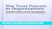 [Download] The Trust Process in Organizations: Empirical Studies of the Determinants and the