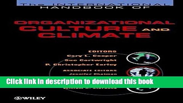 [Download] The International Handbook of Organizational Culture and Climate Hardcover Free
