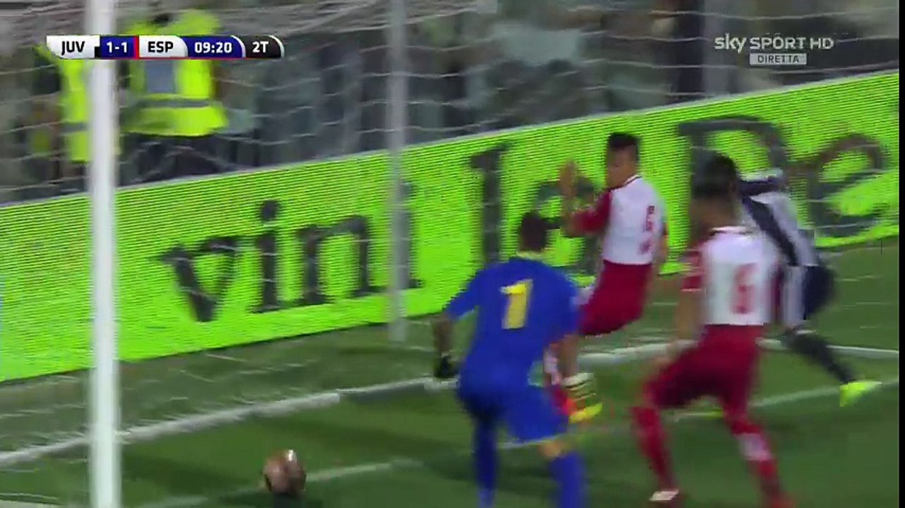 Juventus vs Espanyol  13/08/2016 All goals and highlights video