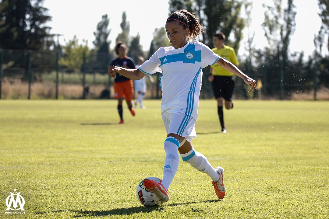 D1 féminine - Montpellier 2-4 OM : le but d'Amandine Soulard (4e)