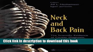 [Popular] Neck and Back Pain: The Scientific Evidence of Causes, Diagnosis, and Treatment Kindle