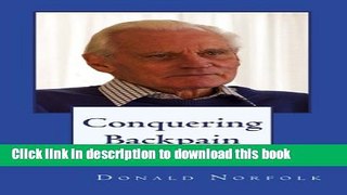 [Popular] Conquering Back Pain Hardcover Online