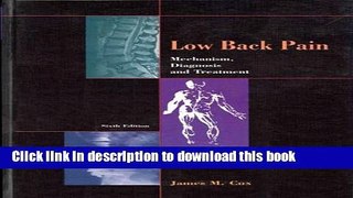 [Popular] Low Back Pain: Mechanism, Diagnosis, and Treatment Kindle Collection