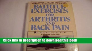 [Popular] Bathtub Exercises For Arthritis Hardcover Online