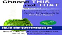 [Popular] Choose This not That for Cervical Cancer Hardcover Collection