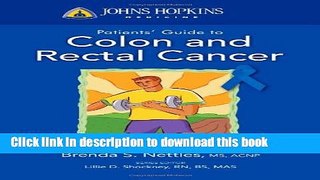 [Popular] Johns Hopkins Patient Guide to Colon and Rectal Cancer Hardcover Collection