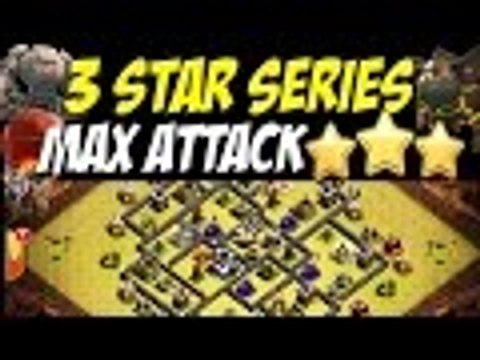 3 Star Series: MAX ATTACK Clan War TH9 Attack Strategy | Clash of Clans