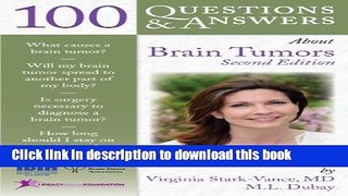 [Popular] 100 Questions   Answers About Brain Tumors Kindle Collection