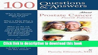 [Popular] 100 Questions   Answers About Prostate Cancer Kindle Collection