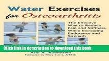 [Popular] Water Exercises for Osteoarthritis: The Effective Way to Reduce Pain and Stiffness,