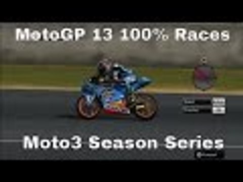 MotoGP 13 Gameplay PS3 | Moto3 Season | Catalunya Full Race 22 Laps