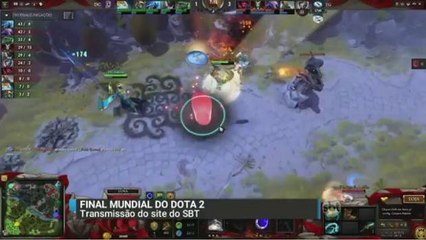 SBT transmite a final do campeonato mundial de Dota 2