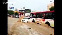 فيضانات عارمة في شمال غرب الصين