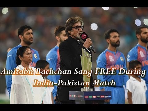 India-Pakistan T20 Match : Amitabh Bachchan Paid Rs 30 Lakh For Singing National Anthem