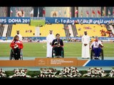 Women's discus F52 | Victory Ceremony |  2015 IPC Athletics World Championships Doha