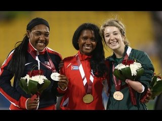 Women's 200m T47 | Victory Ceremony |  2015 IPC Athletics World Championships Doha