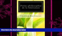 behold  Petite philosophie de la littÃ©rature (French Edition)