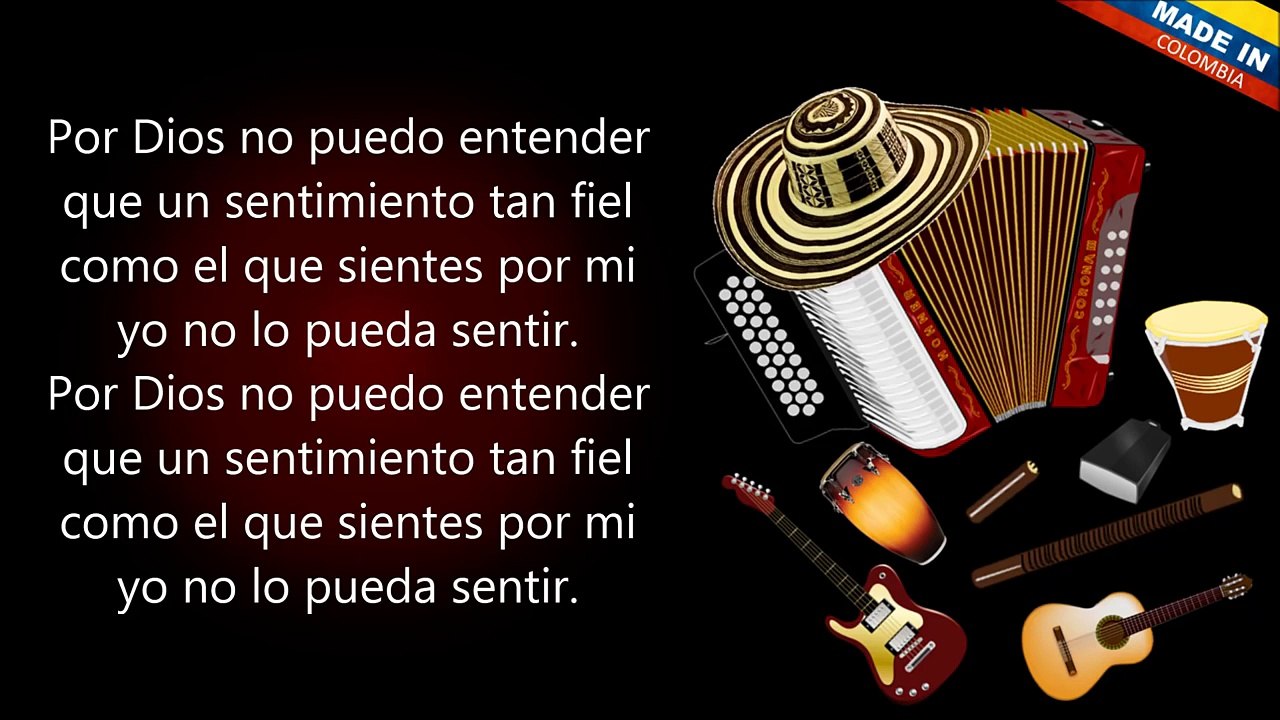 A una amiga Carlos Malo (Letra)