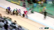 Exciting moment Becky James wins silver iin women's keirin final _ Daily Mail Online