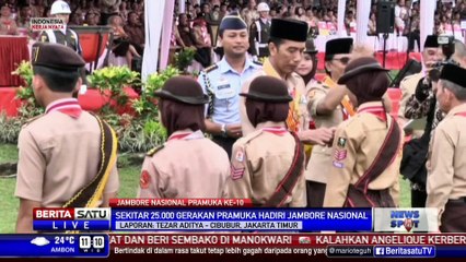 Pesan Jokowi di Acara Jambore Nasional di Cibubur