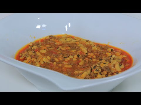 لوبيا باللحمة المفرومة | نجلاء الشرشابي