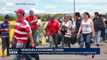 Venezuelans cross the border into Colombia to purchase much needed goods