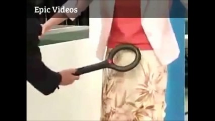 Funny Japanese Prank - TSA Airport Security Parody