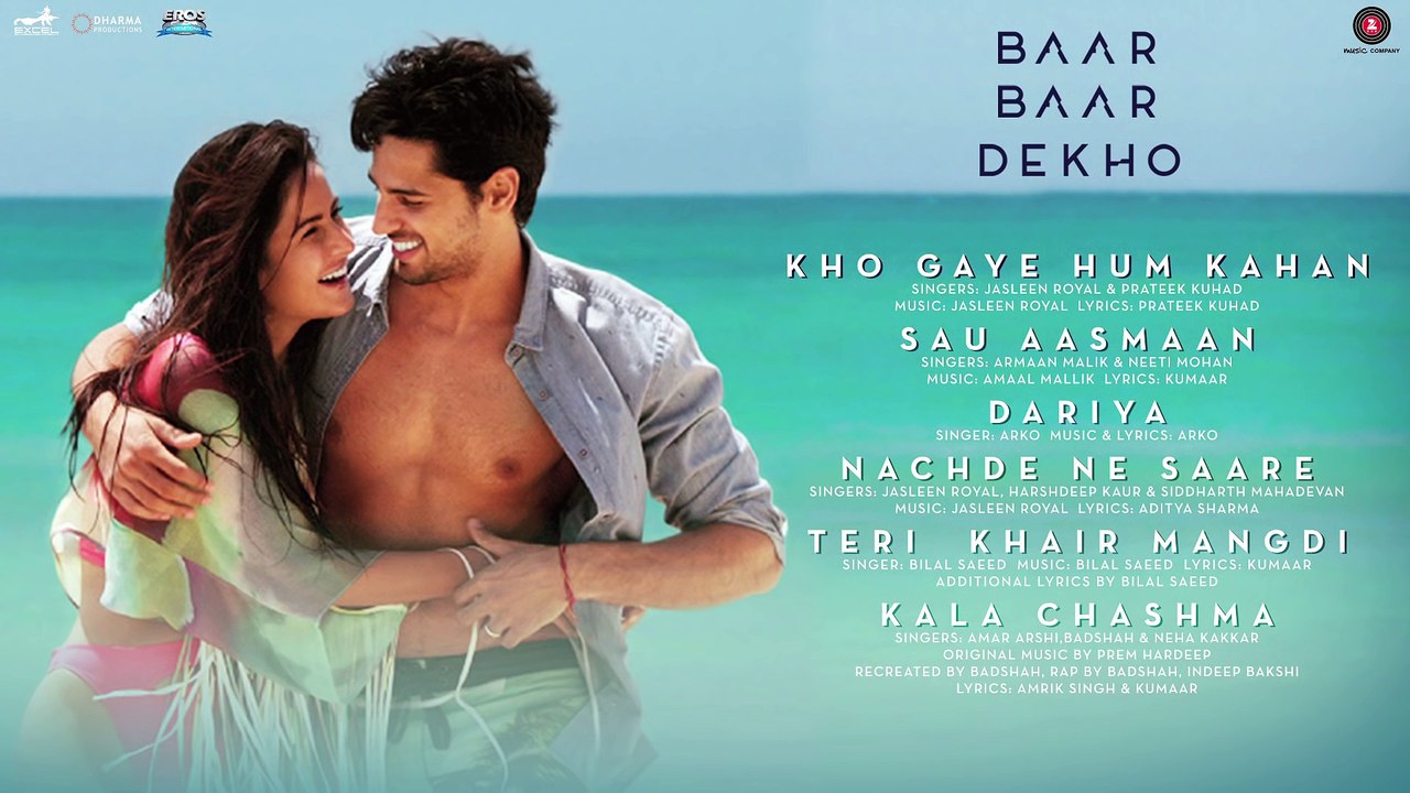 Baar Baar Dekho - FULL MOVIE AUDIO JUKEBOX | Sidharth Malhotra & Katrina Kaif_Full-HD