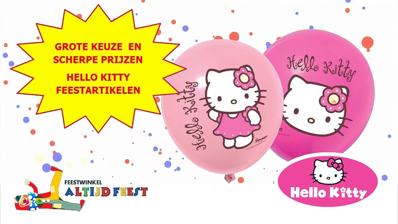 Hello Kitty feestversieringen kopen? Feestwinkel Altijd Feest