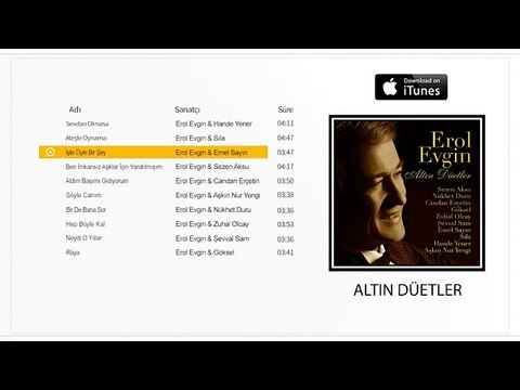 Erol Evgin & Emel Sayın - İşte Öyle Bir Şey