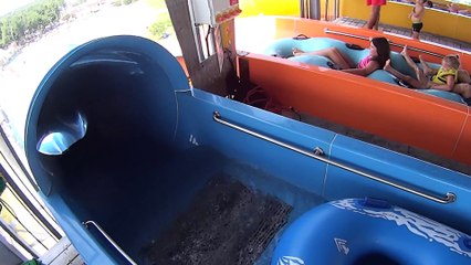 Blue Rocket Water Slide at Calypso Waterpark
