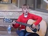 Justin Bieber s street performance before he got famous
