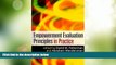 Big Deals  Empowerment Evaluation Principles in Practice  Free Full Read Most Wanted
