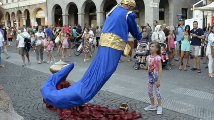 Genie Magic Lamp Levitation   Street Performer