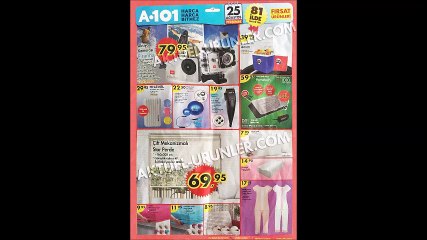 A101 25 Ağustos 2016 Aktüel Ürünler Kataloğu