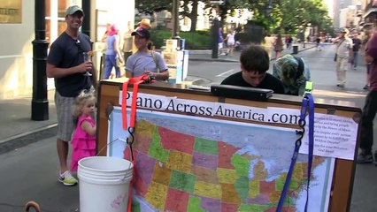 Incredible Boy Plays Street Piano in New Orleans